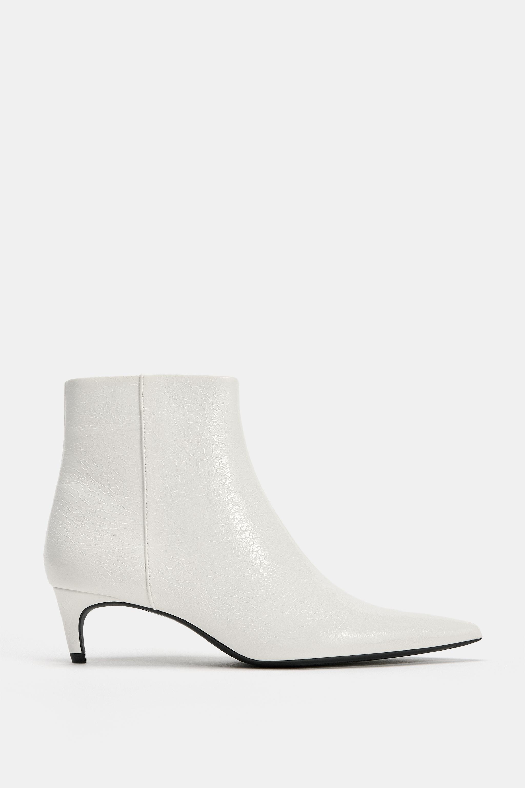 POINTED HEEL ANKLE BOOTS